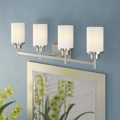 Ebern Designs Bristol 4 Light Dimmable Vanity Light Reviews Wayfair